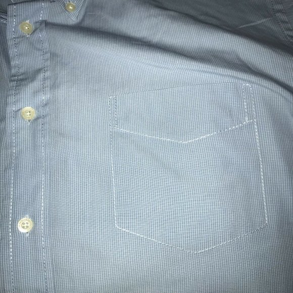 Tommy Hilfiger Button Down Shirt Mens Size XL Light Blue Check Plaid LS Casual - Picture 3 of 6